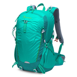 [M6329]MOUNTAINTOP® 35L Hiking Backpack with Rain Cover - Lake Blue