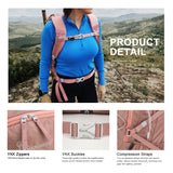 MOUNTAINTOP® 40L Women‘s Hiking Backpack with Rain Cover - mountaintopoutdoor