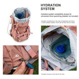MOUNTAINTOP® 60L Women's Trekking Backpack with Rain Cover - mountaintopoutdoor